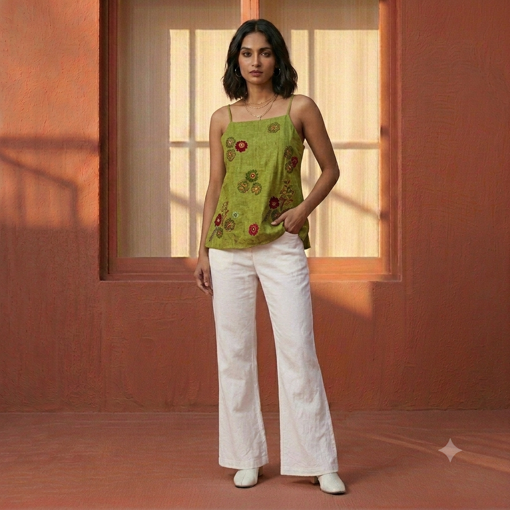 Tussar Cotton Top