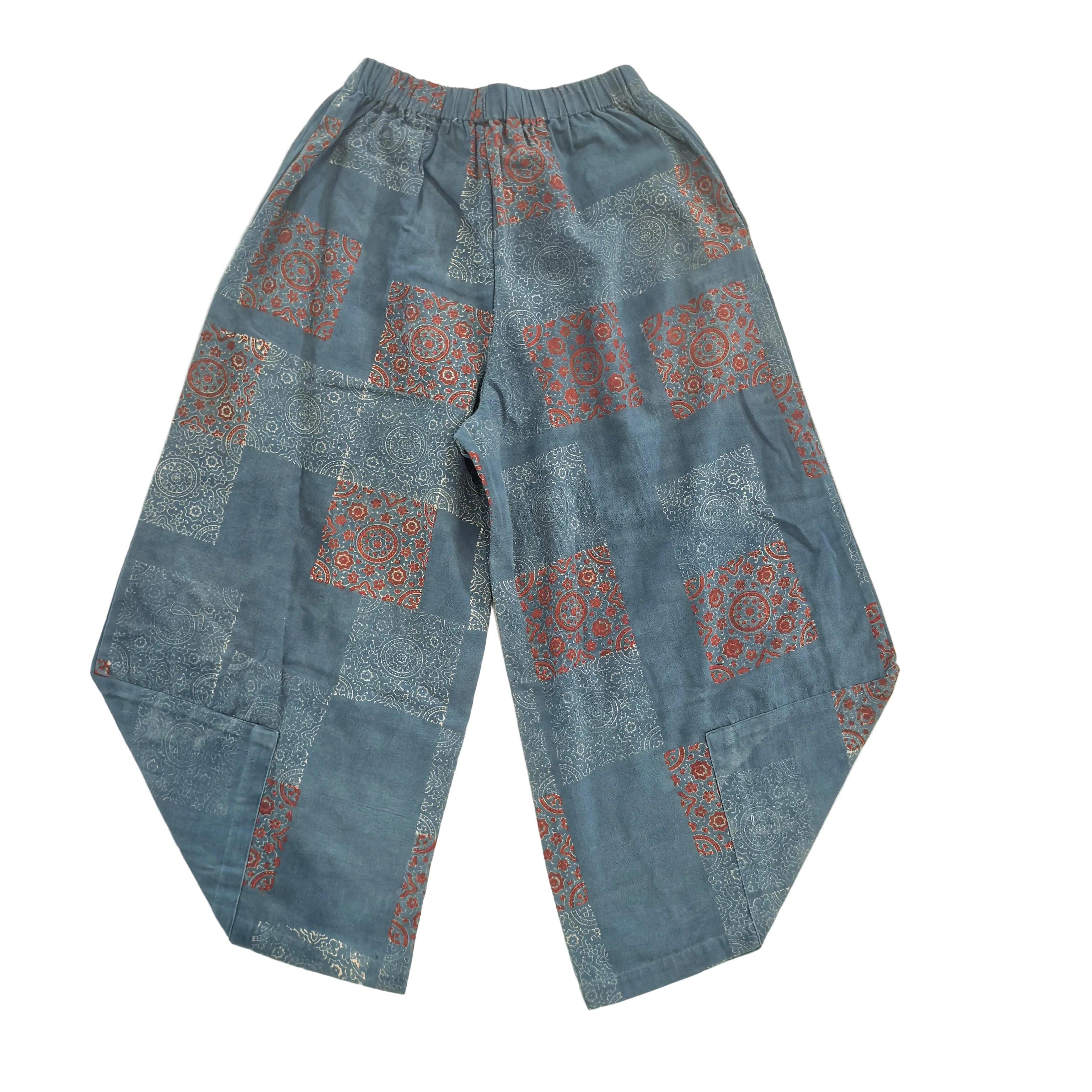 Hand Block Printed Cotton Harem Pant