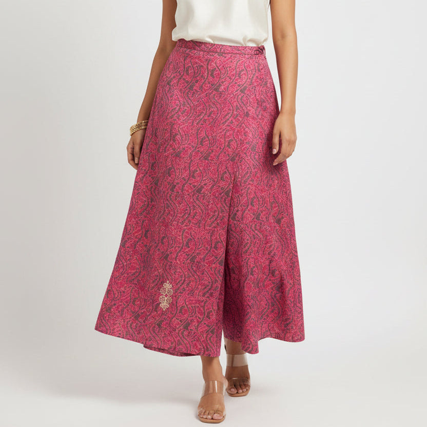 discharge print Skirt Pants