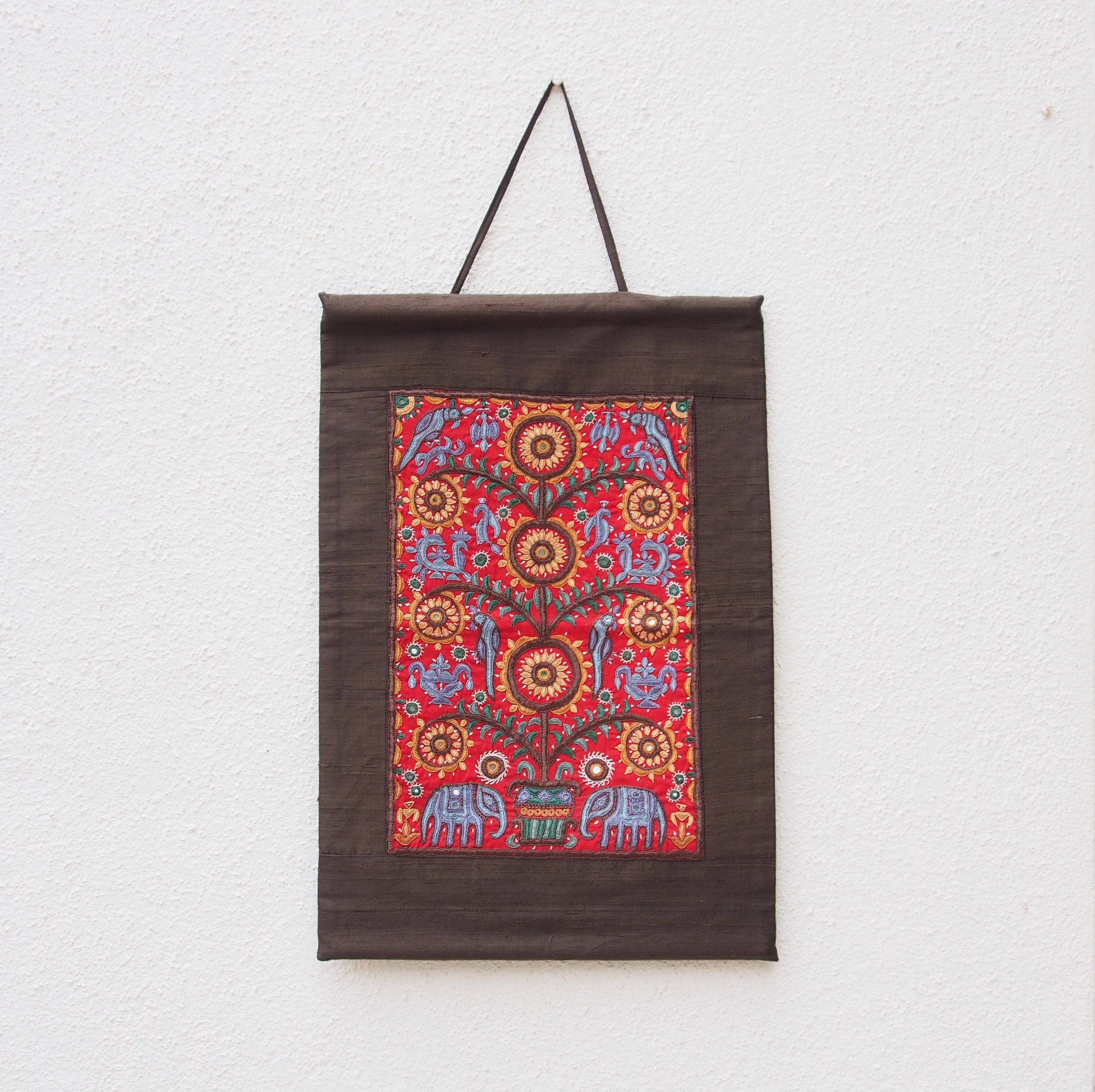 Brown Hand Crafted Wall Hanging
