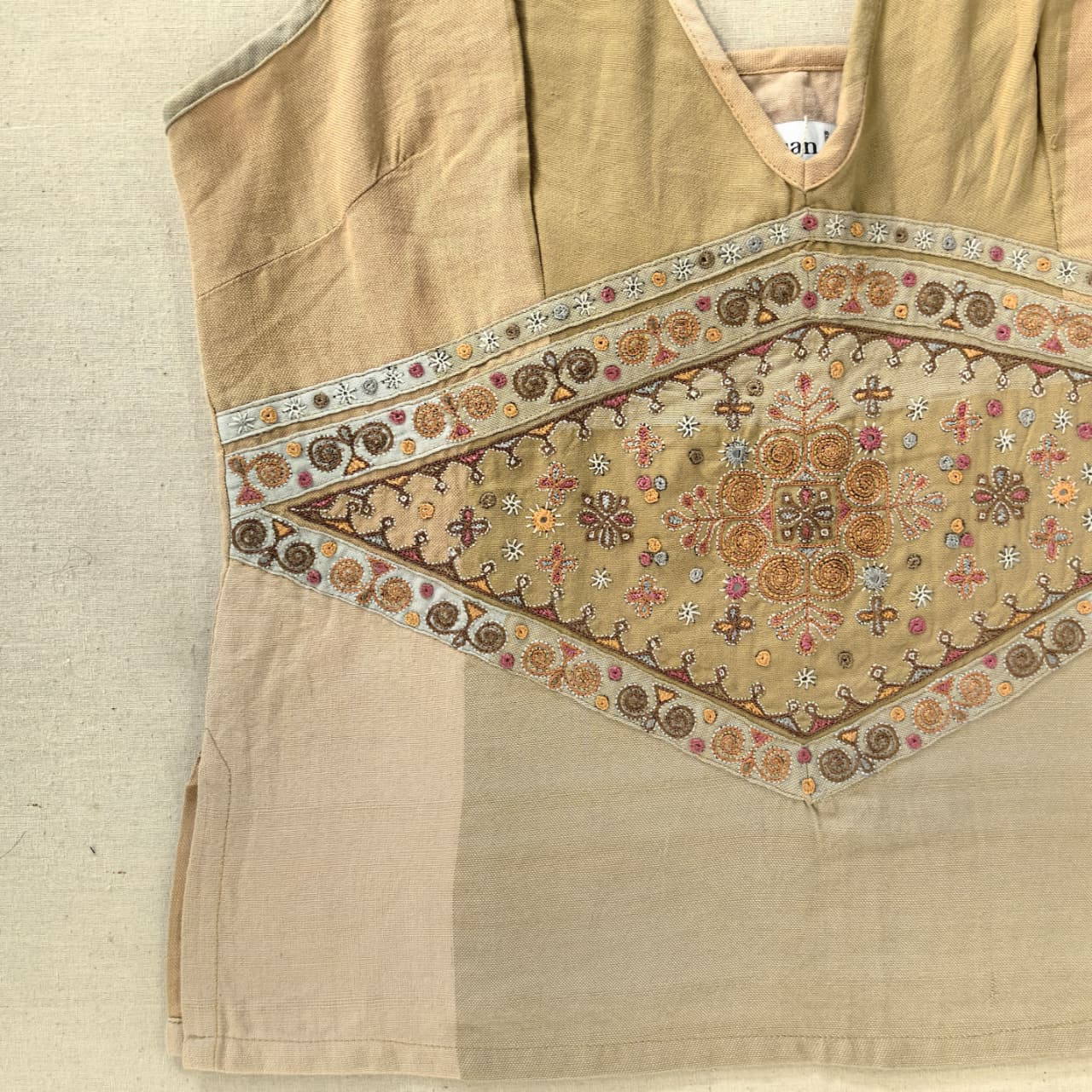 Ahir Hand Embroidered  Halter Top