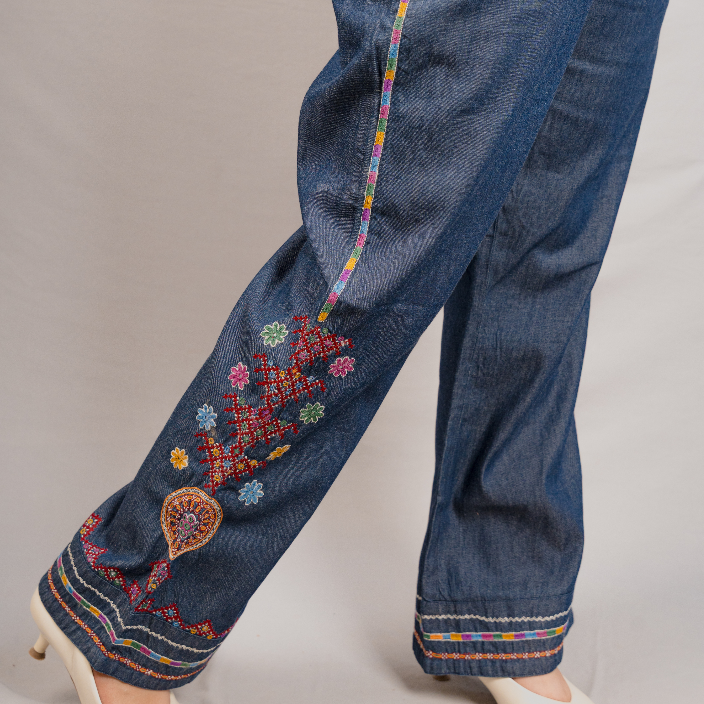 Cotton denim Mutwa pants