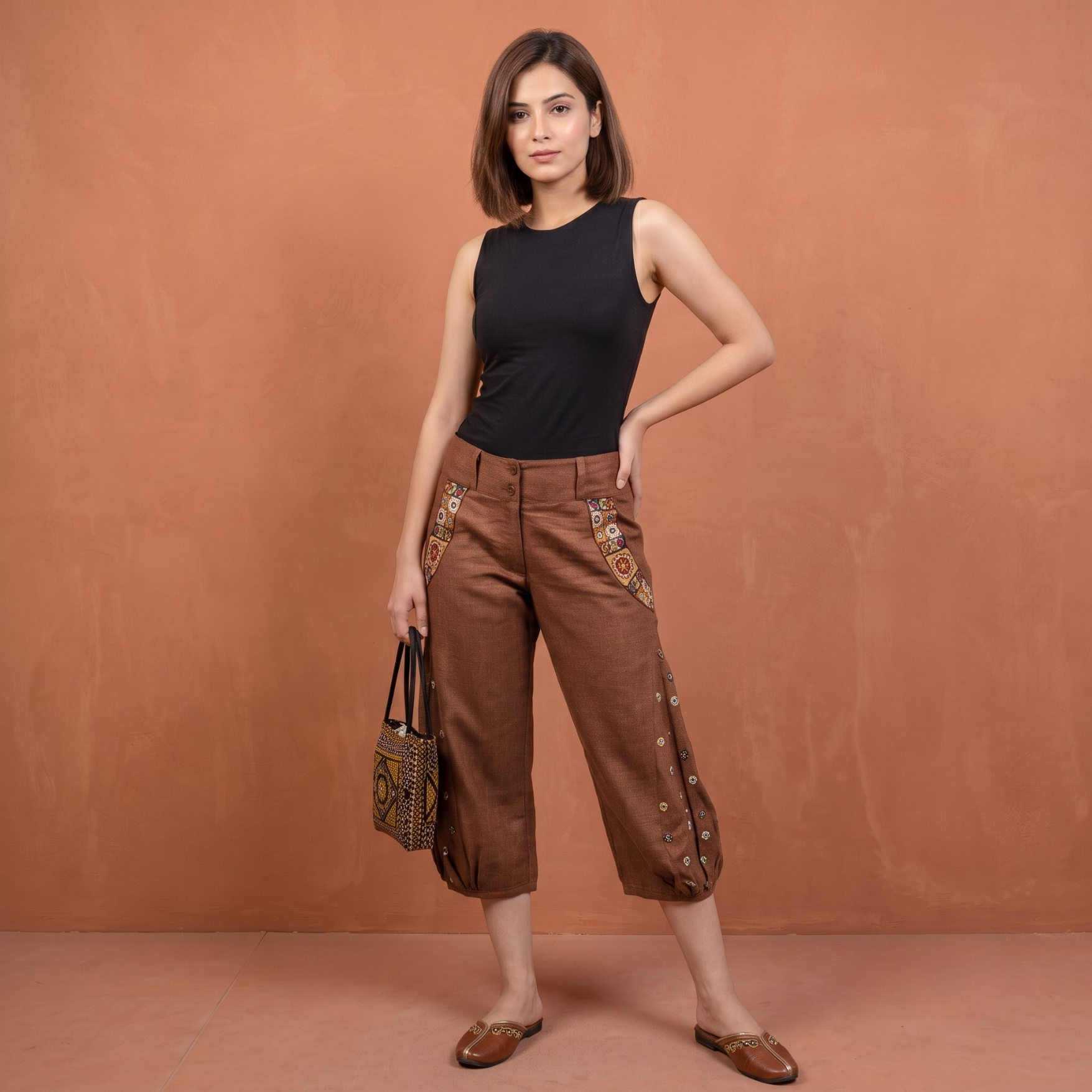 Linen Tulip Pants